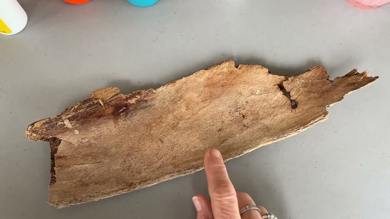 Painting Palm Fronds With Dollar Tree Paints