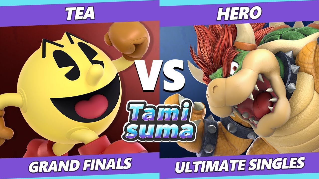 TAMISUMA 220 GRAND FINALS - Tea (Pac-Man) Vs. Hero (Bowser) SSBU Smash Ultimate