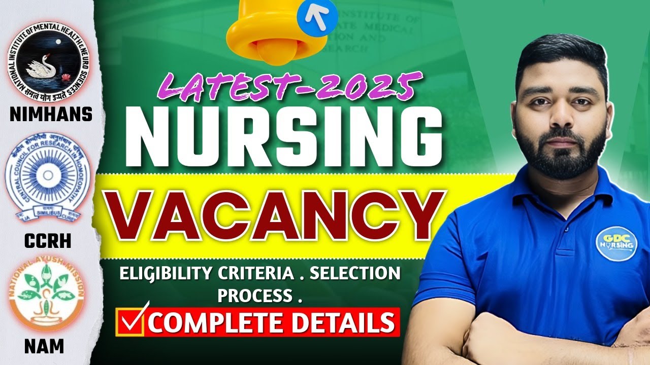 New Nursing Government Vacancies 2025 | ANM, GNM, BSc Nursing | Apply Before Deadline!