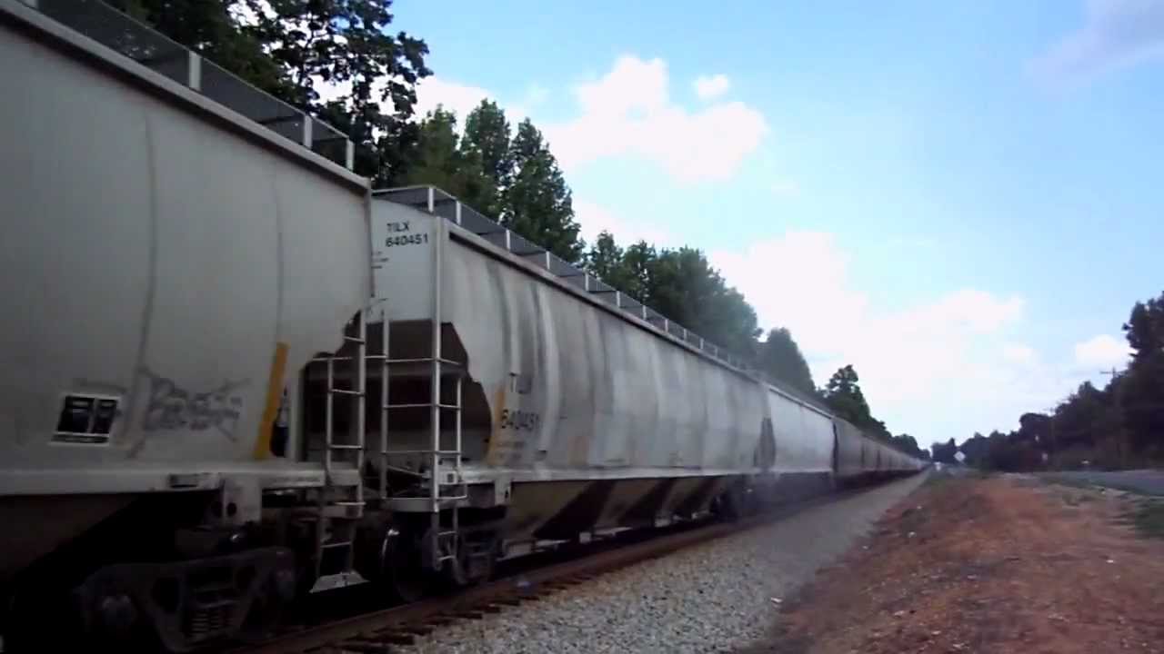 Must Watch Again! NS 8104(Lehigh Valley) leads NS 40Z through Swann and Rudd 7/27/12