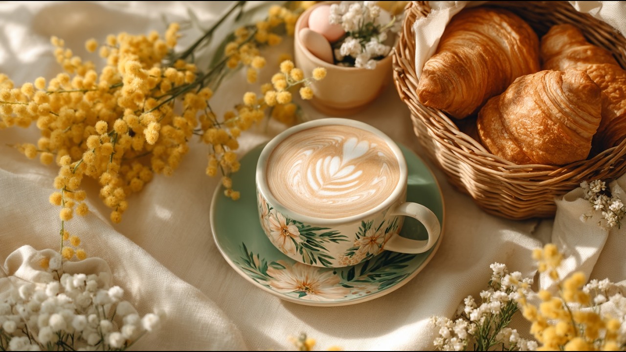 Coffee Shop Ambience ☕ Smooth Morning Jazz & Bossa Nova at Home