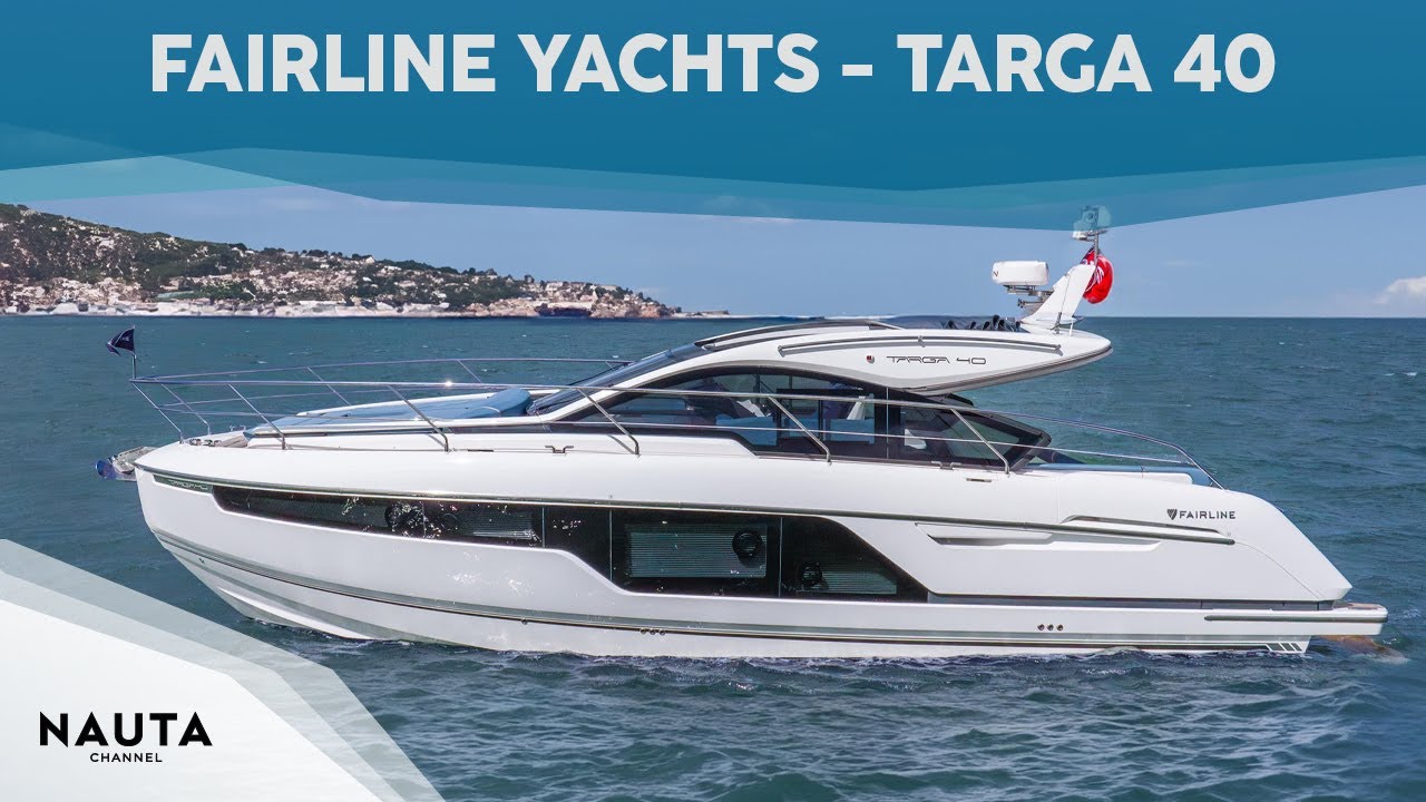 Fairline Yachts - New Targa 40 - boat tour esterni e cabine