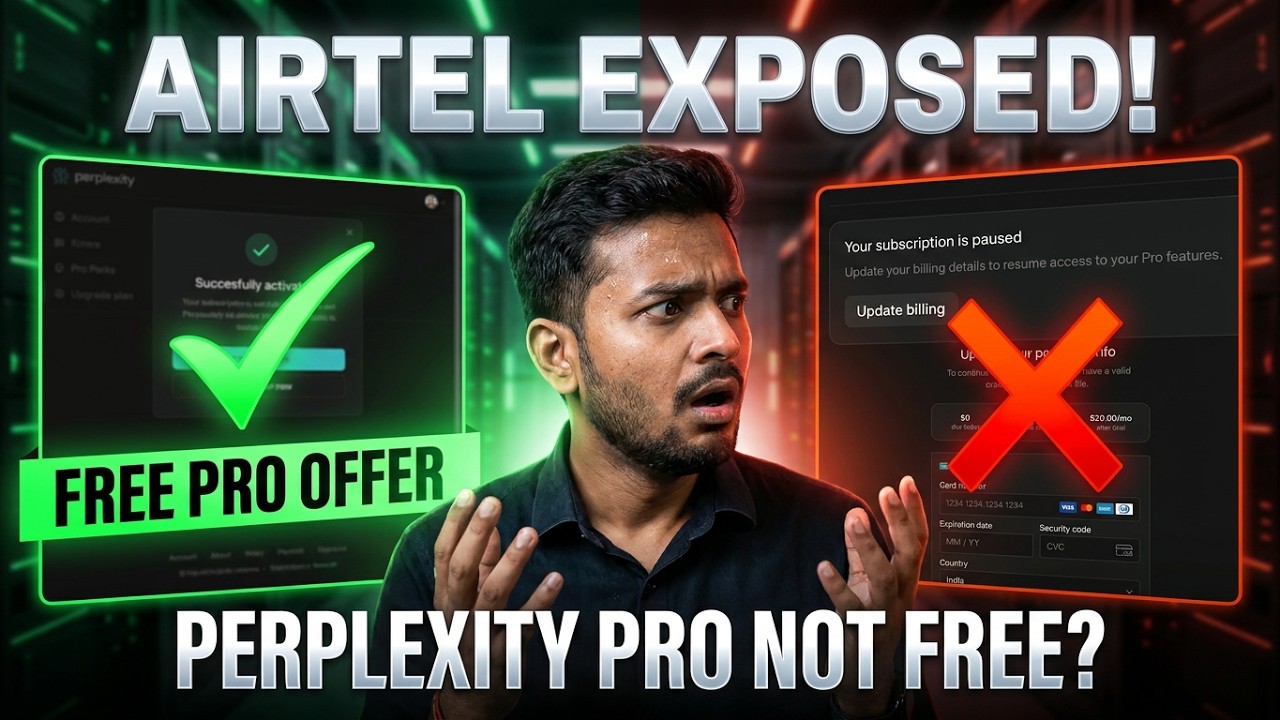 Airtel Exposed | Perplexity Pro Not Free Anymore? What&rsquo;s Really Happening