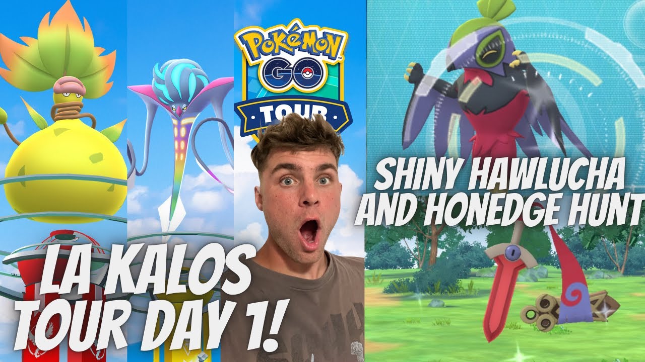 ✨Kalos Tour EARLY In Pokemon Go, Super Mega Raids and SHINY HAWLUCHA HUNT LIVE!✨