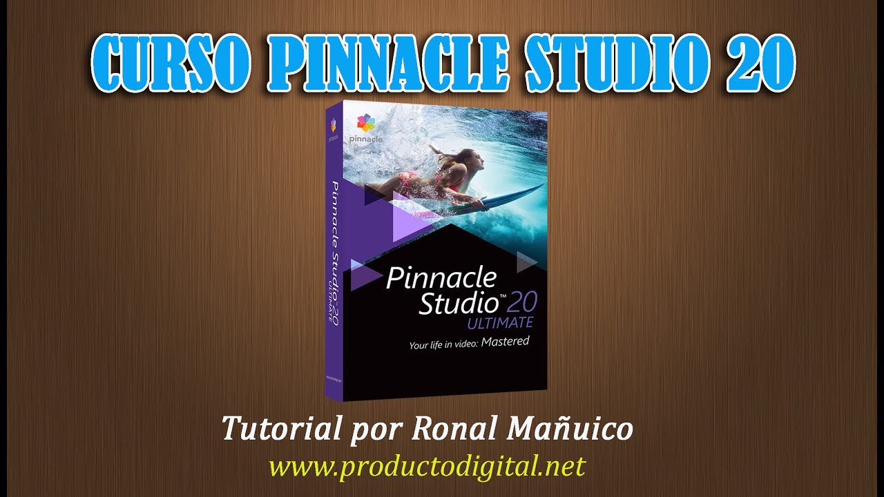 Introduccion al Curso Pinnacle Studio 20 Tutorial paso a paso