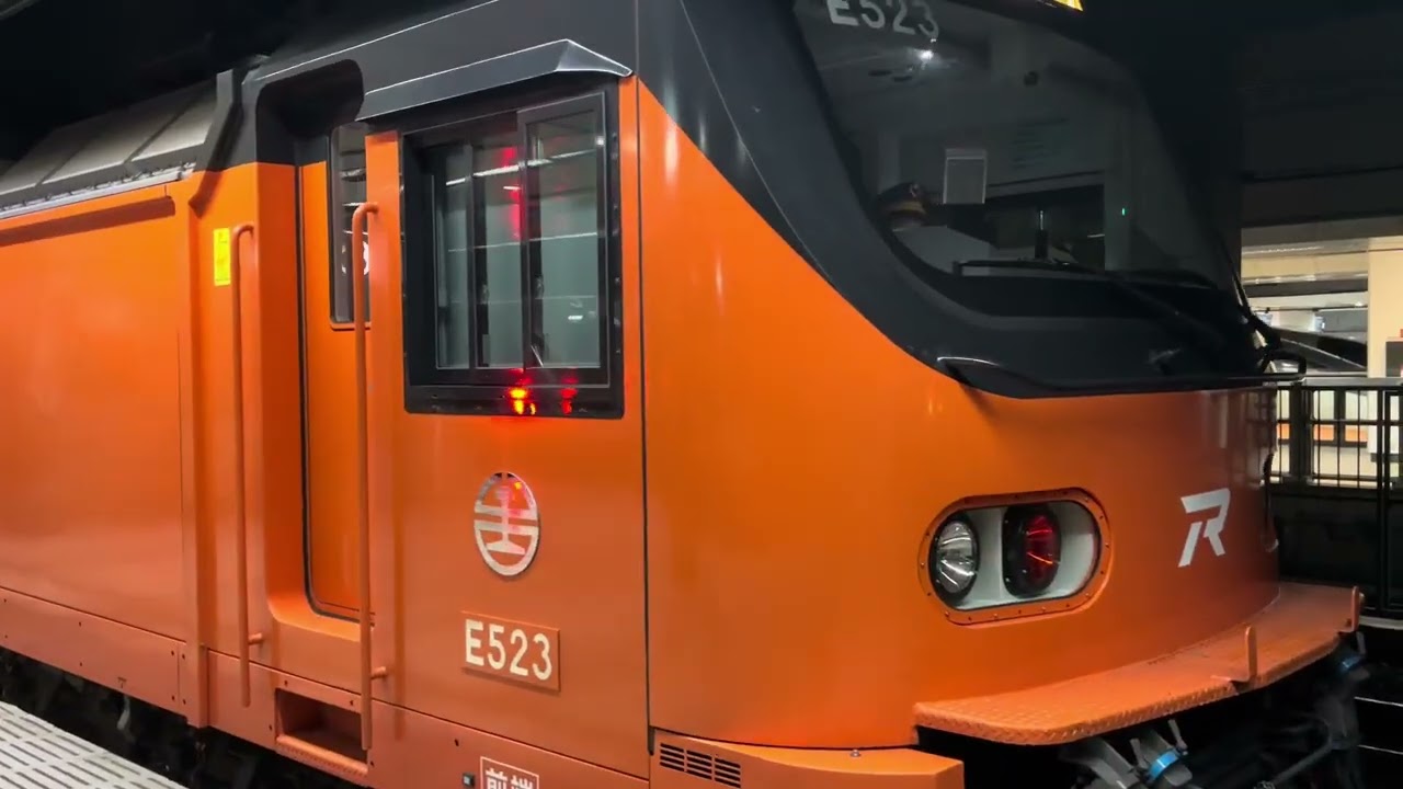 台鐵103次自強號跑海線往潮州，北車3A離站，2025年12月13日（請注意音量）