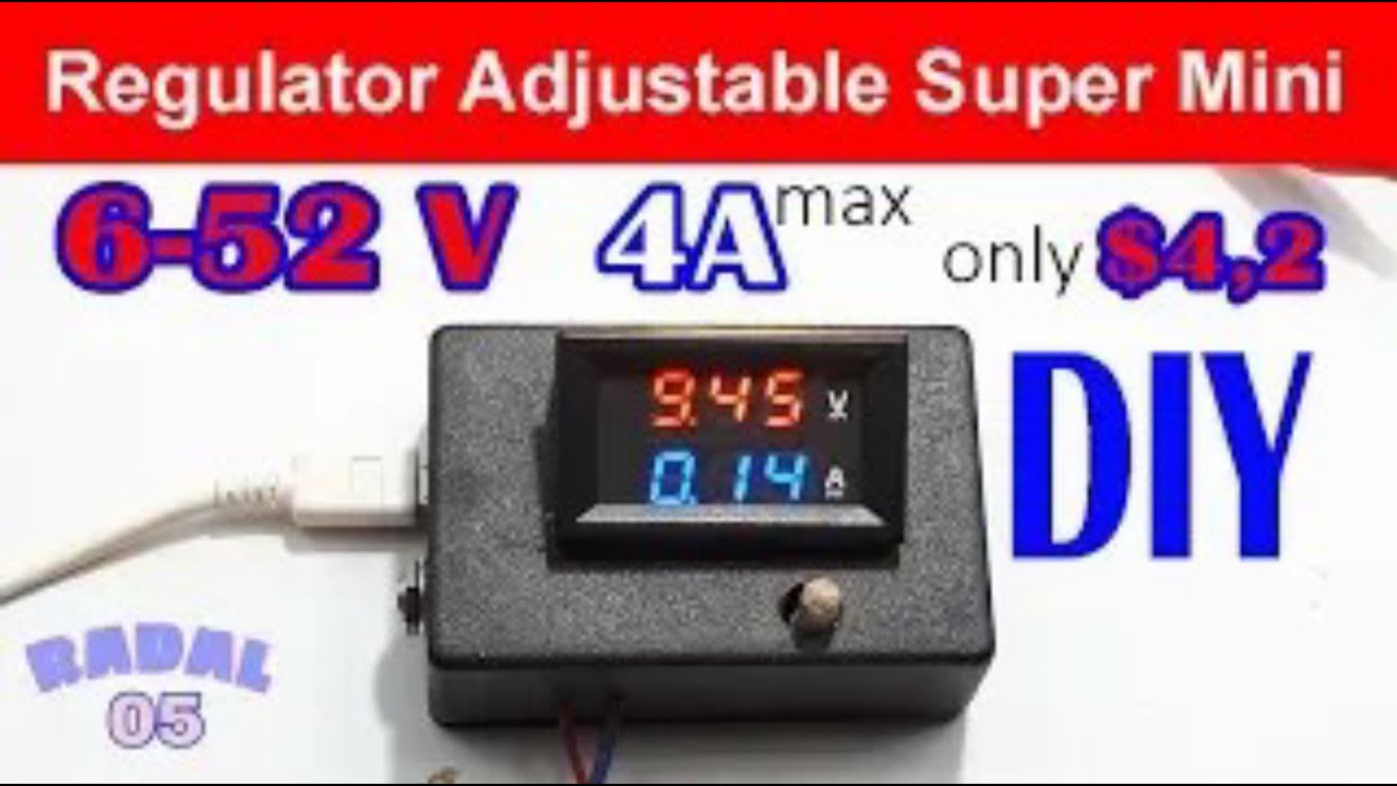 Блок питания лабораторного стола 6V-52V 4A XL6009 Simple PSU Voltage Step Up