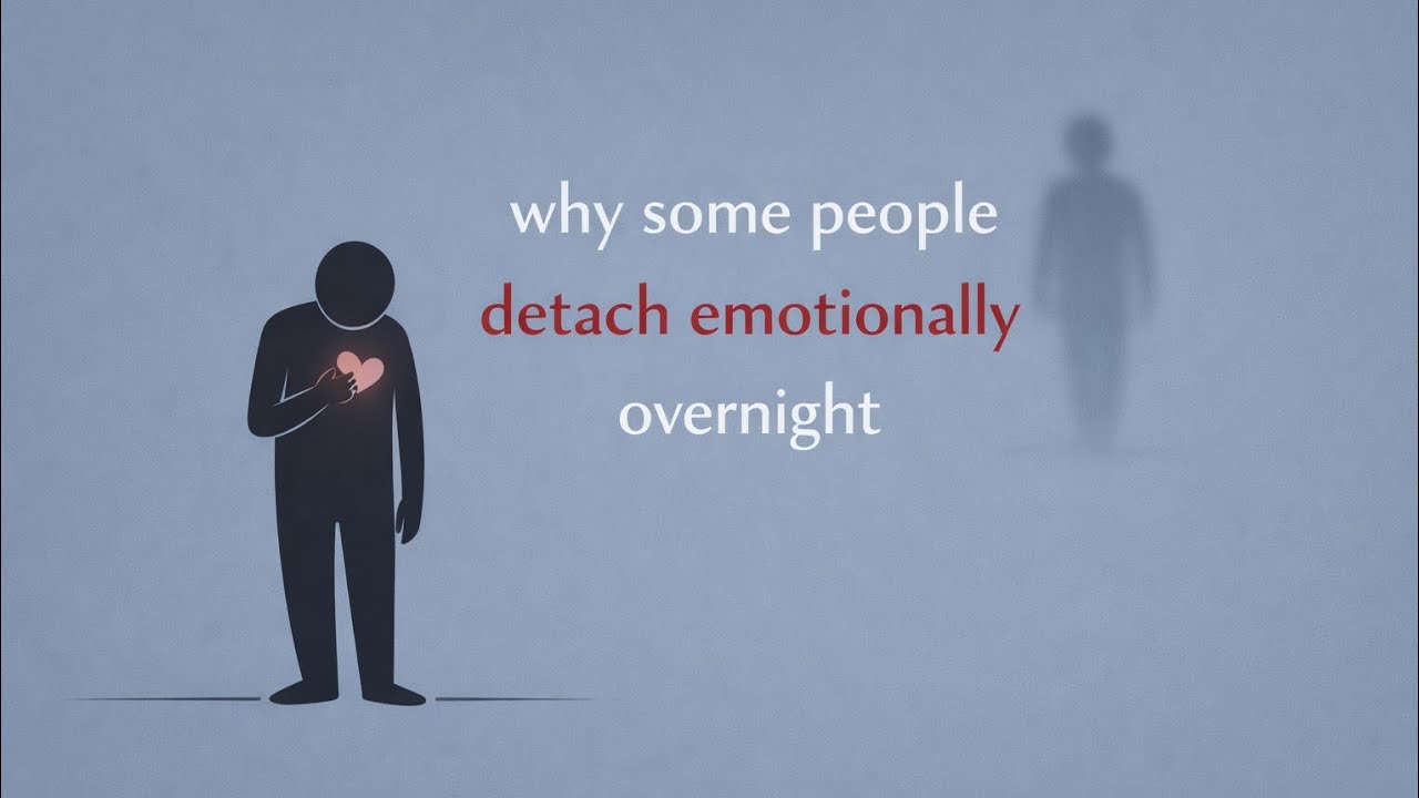 Why Some People Detach Emotionally Overnight 