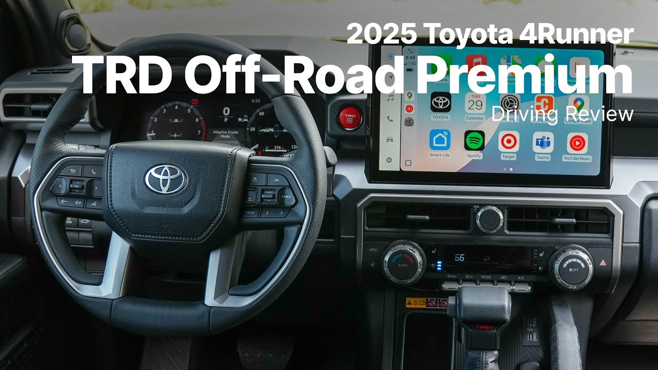 Toyota 4Runner TRD Off-Road Premium 2025 года | Обзор вождения