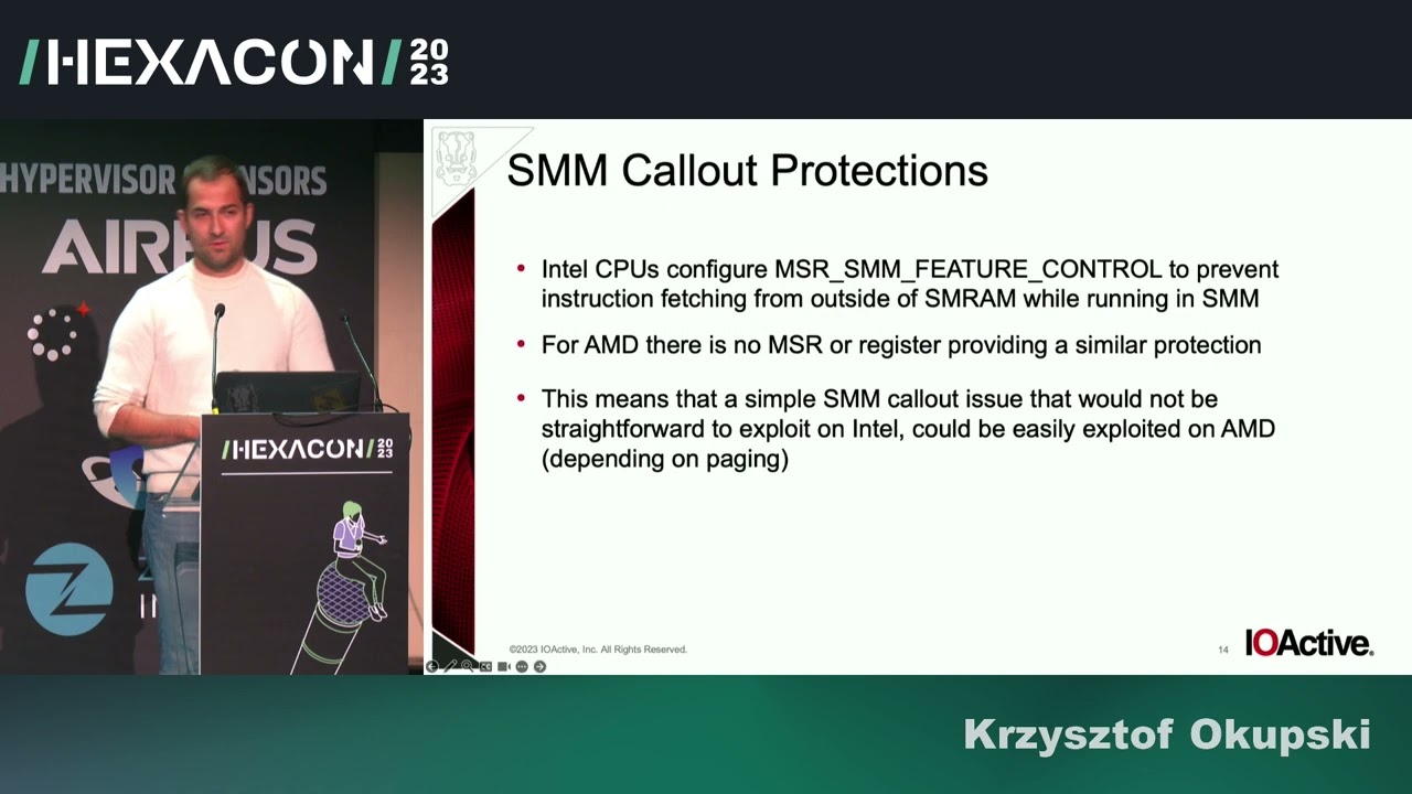 HEXACON2023 - Back to the Future with Platform Security by Krzysztof Okupski