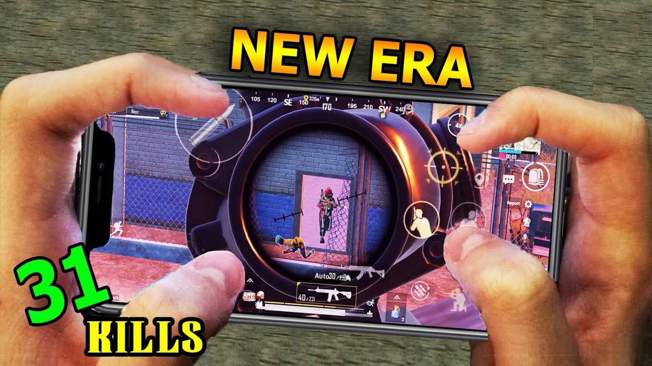 NEW ERANGEL! İPhone 11 PUBG | HANDCAM | 4 Finger + Full Gyro Gameplay!! #11