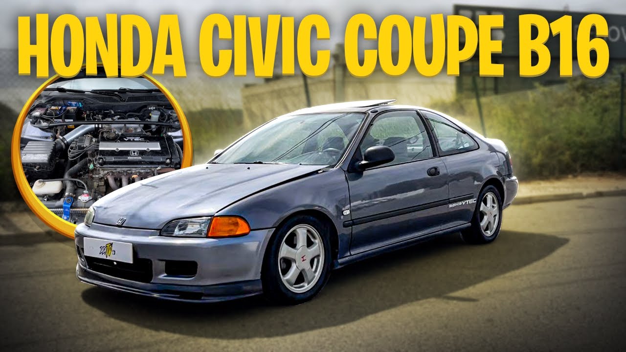 HONDA CIVIC COUPE B16 | LAUNCH CONTROL + BURNOUT | DIDITV