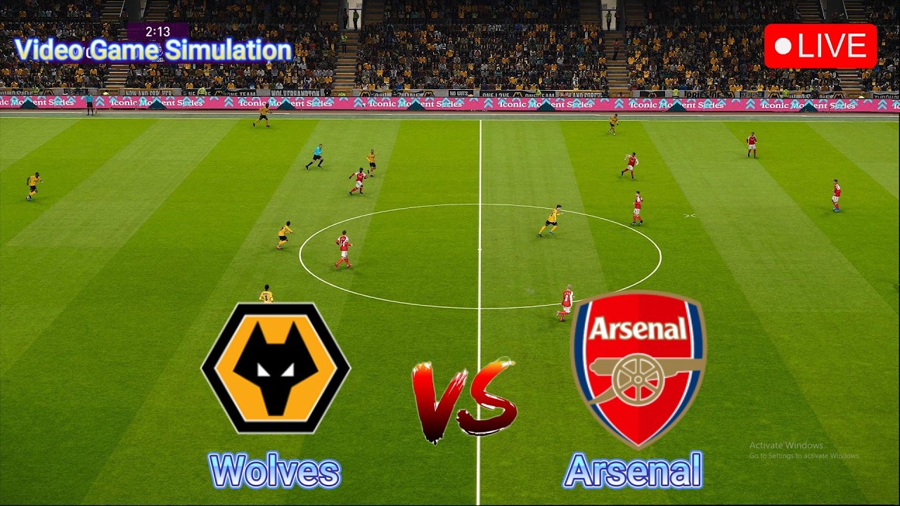 🔴LIVE : Wolves vs Arsenal | Premier League 2025/2026 | Video Game Simulation