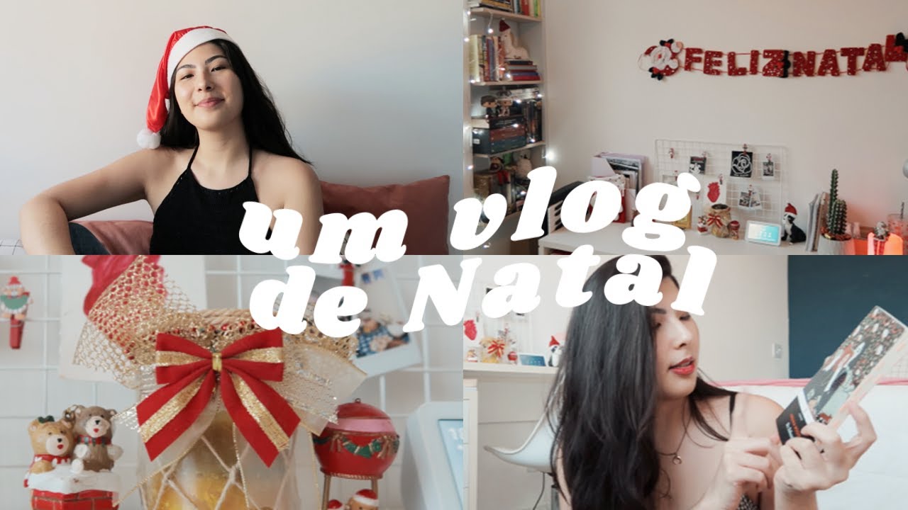 um vlog de Natal + book haul (e um recado importante)