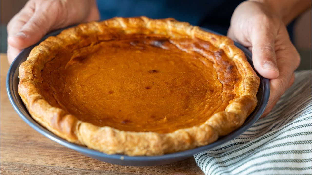 Regarder la texture de cette ￼tarte à la patate douce, elle est incroyable 