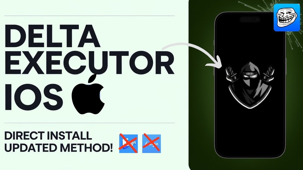 Прямая установка обновленного Delta Executor на iOS | Лучший исполнитель Roblox через trollstore