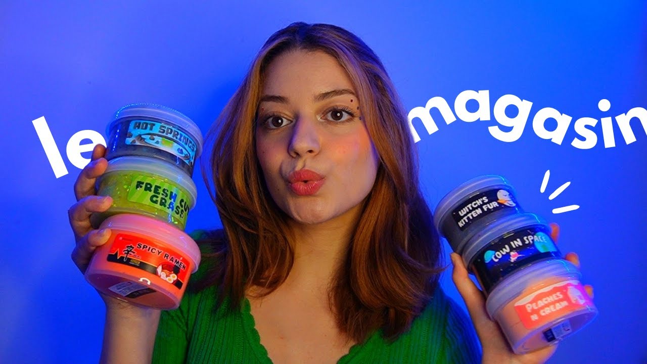 ASMR : Tu entres dans une boutique de slimes réalistes et random (avec un peu de soft spoken) RP