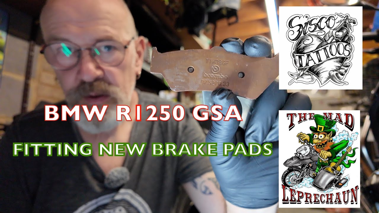 BMW R1250 GSA Brake pad change