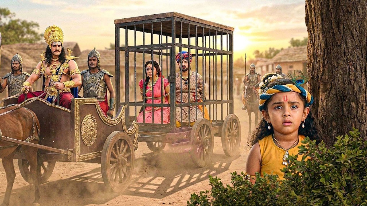 बाल #कान्हा ने कंस की कैद से यशोदा माया और नंद बाबा को कैसे बचाया || #Yashomati Maiyaa Ke Nandlala