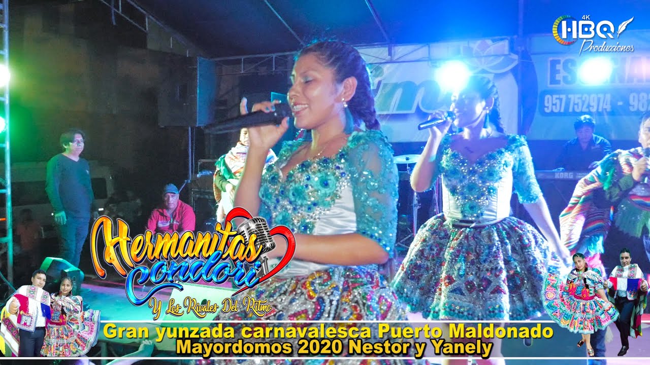 HERMANITAS CONDORI EN LA GRAN YUNZADA CARNAVALESCA ( PUERTO MALDONADO 2020)