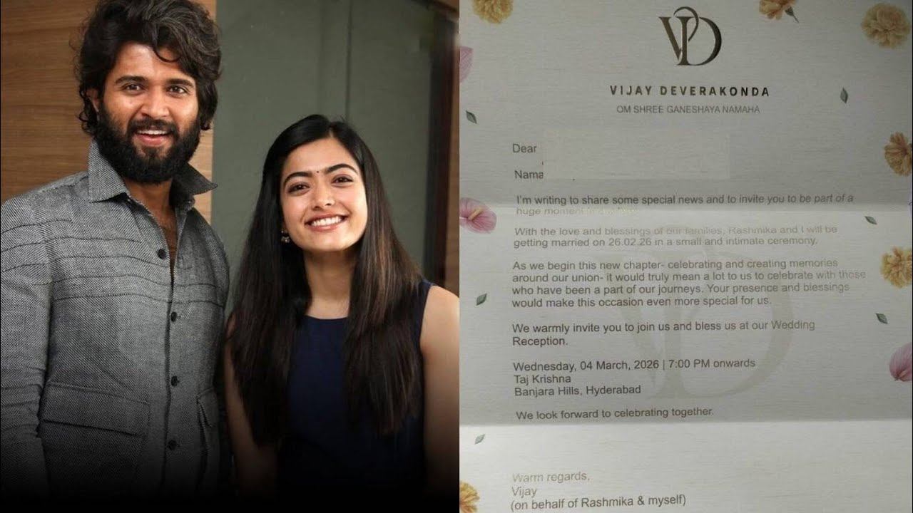 Ugu Danbeyn Waa Rasmi Arooska Vijay iyo Rashmika/Sidokle Darshan Dhalashadisa Xabsiga Ayuu Kuqaatay 