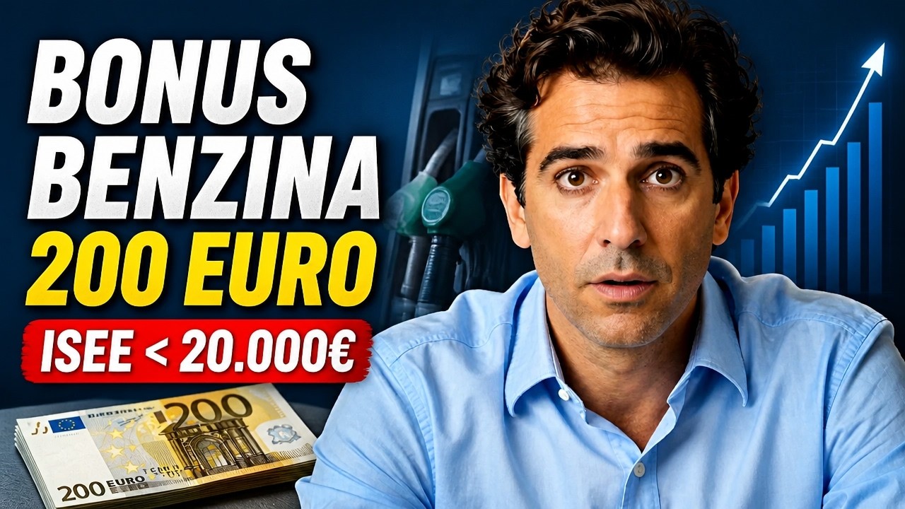 BONUS BENZINA 2026:FINO A 200&pound; ISEE SOTTO 20,000&pound;!NOVITA