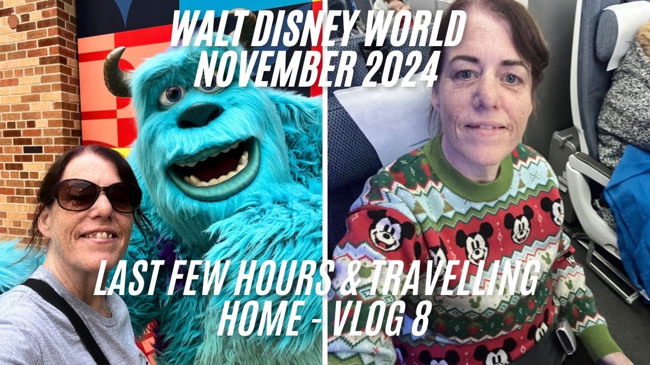 WALT DISNEY WORLD VLOG! Last Few Hours & Flying Home - Vlog 8