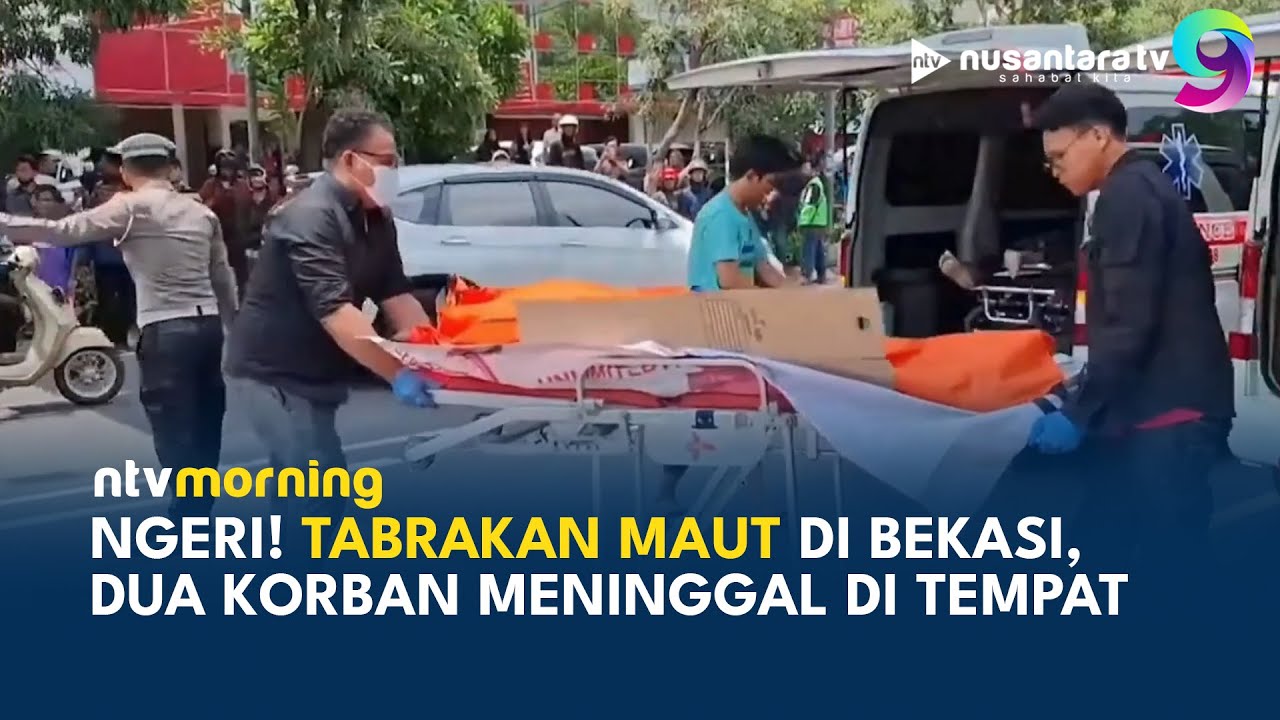 Tragis! Truk Hantam Motor di Bekasi, 2 Orang Tewas di Tempat | NTV MORNING