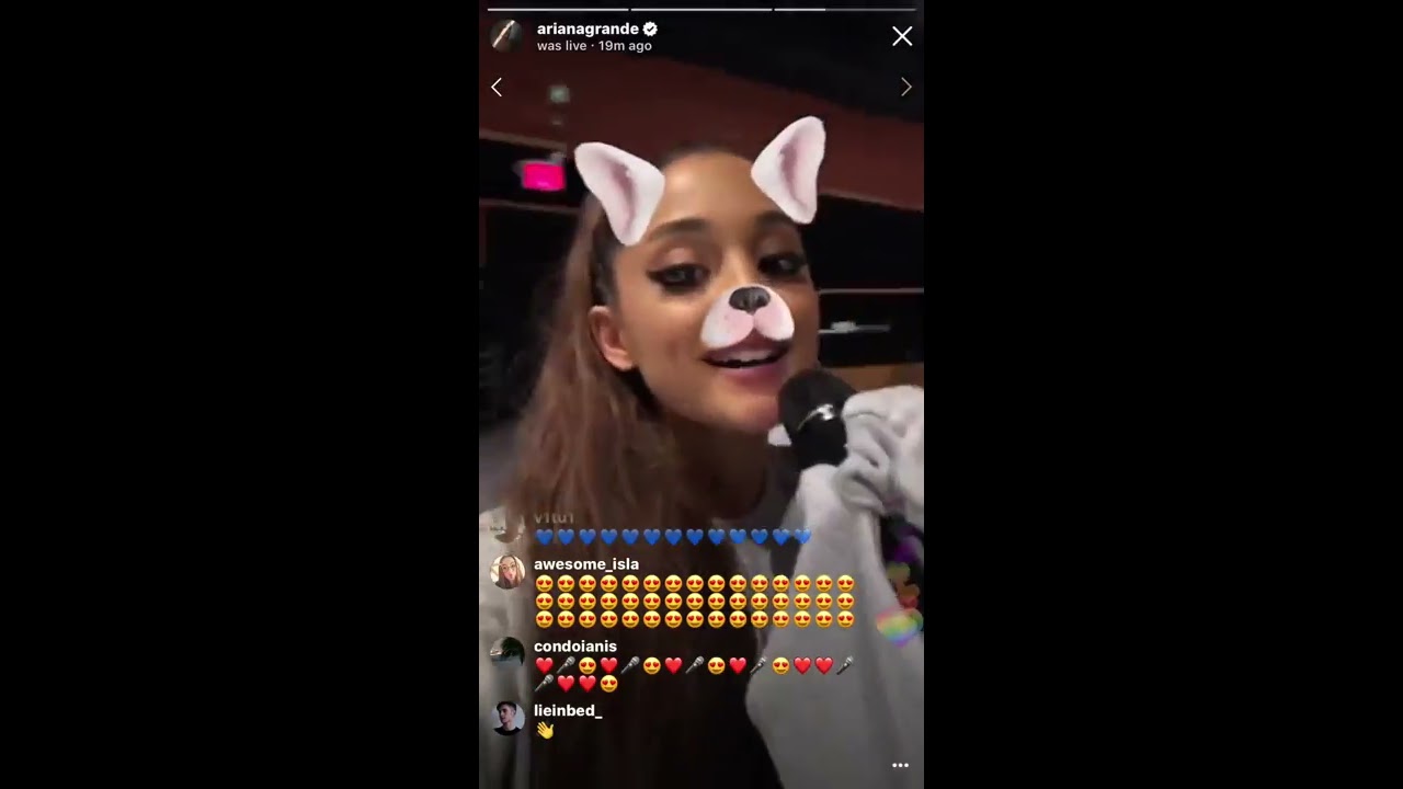 Ariana Grande Rehearsing Songs on LIVE!!!