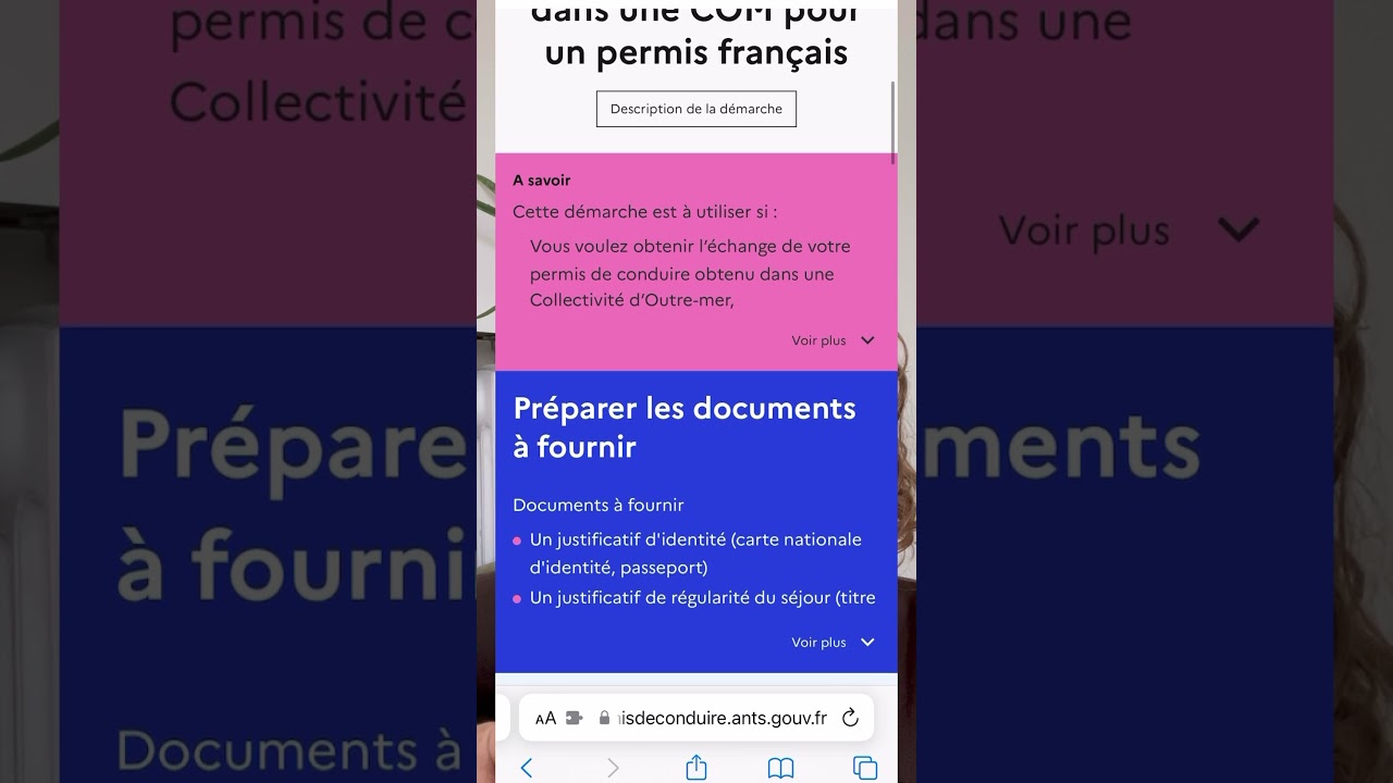 Entering your info into ANTS site - Exchanging your DL in France