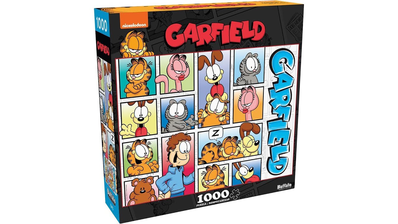 Garfield Collage (Buffalo Games 13432) #Garfield #puzzle #timelapse  #buffalogames  #cozy