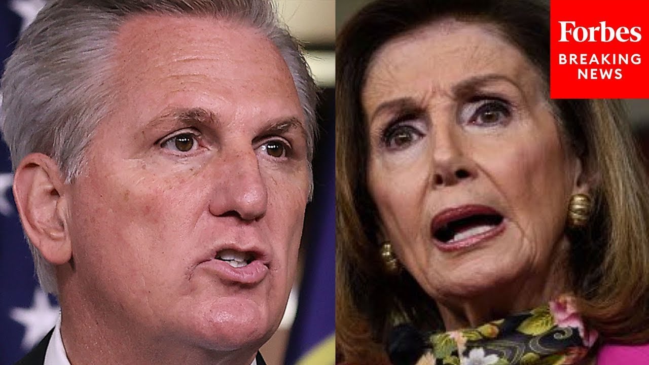 McCarthy shreds Pelosi in fiery remarks to reporters