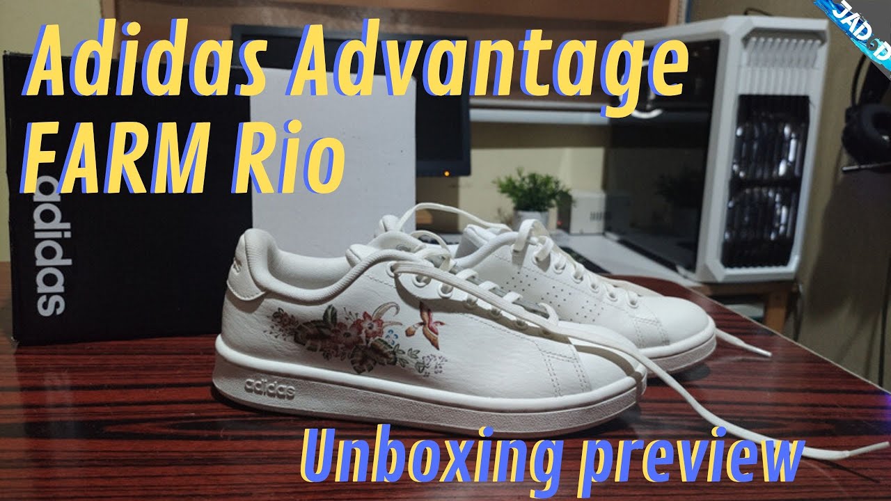 Adidas Advantage FARM Rio white floral birds | Unboxing | Preview