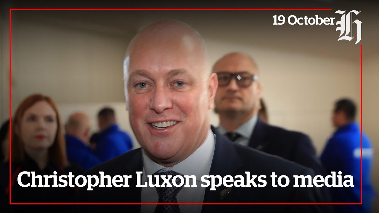 Christopher Luxon speaks to media  | nzherald.co.nz