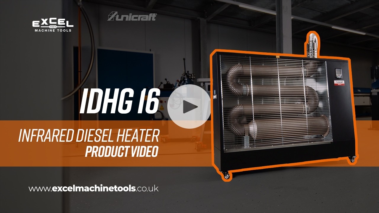 Unicraft IDHG-16 Diesel Infrared Heater – Powerful Warmth for Workshops