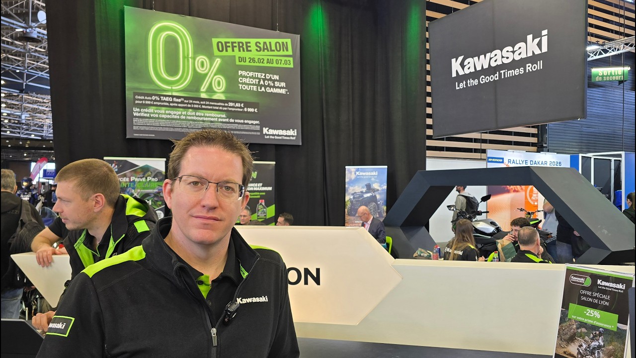 Les nouveautés Kawasaki au salon moto de Lyon 2026