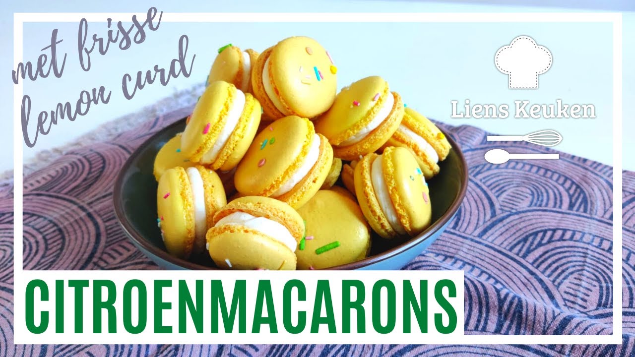 Macarons met lemon curd | CITROENMACARONS | Lekker fris