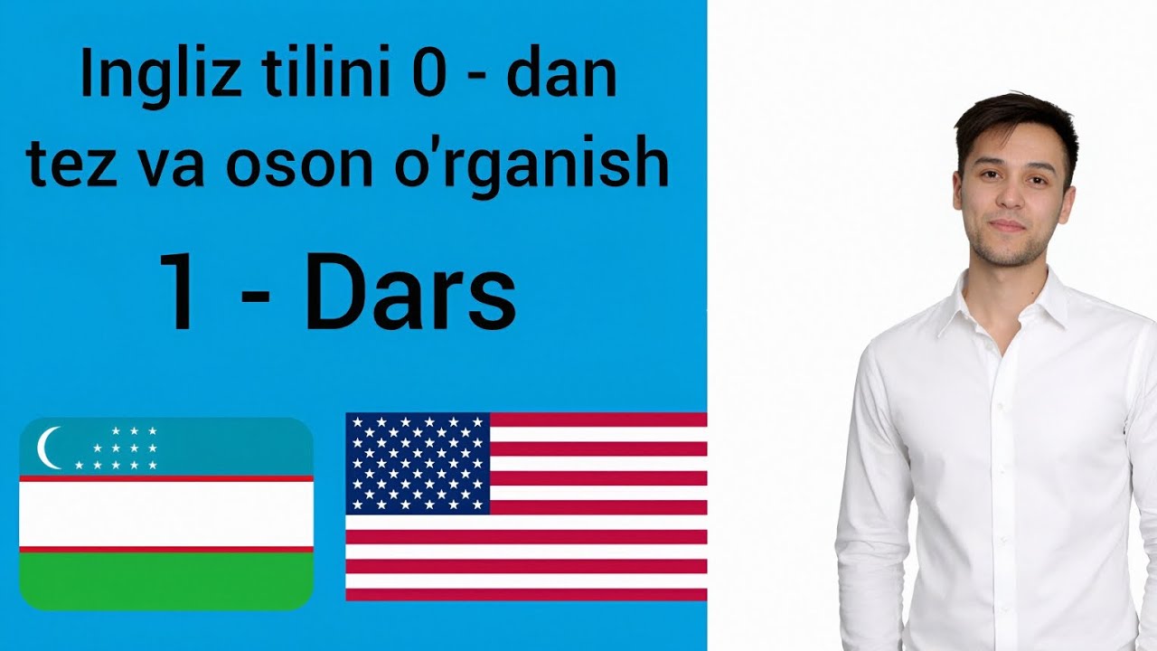 Ingliz tilini tez va oson o'rganish 1-dars 10-soz 