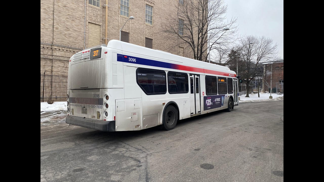 SEPTA 2018 New Flyer #3096 on Route 37, Hauling to Chester Transit Center!