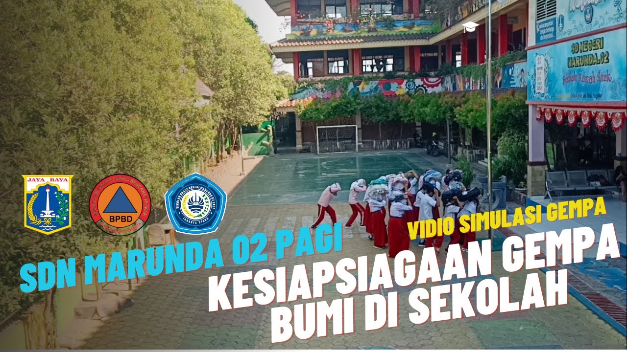Kesiapsiagaan Gempa Bumi di Sekolah SDN Marunda 02 Pagi