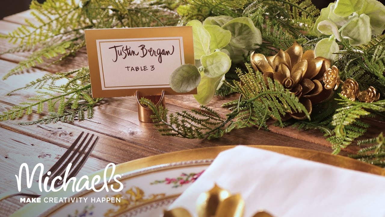 Handlettering for Place Cards | David Tutera | Michaels