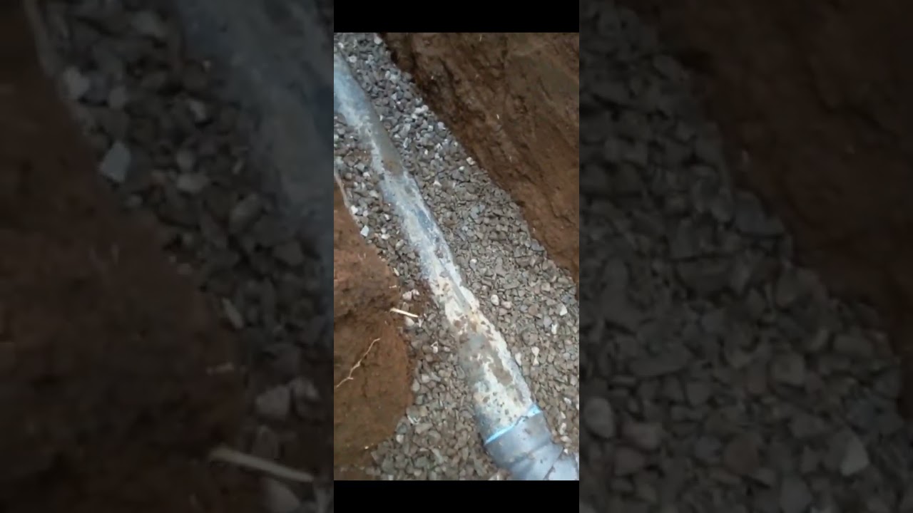 sistema de drenaje a trav&eacute;s  de tuber&iacute;a perforada