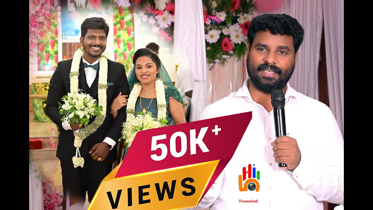 Jenifer & Adrine Jeyaas wedding message by Pastor. Benz | Comfort Church    /JJ Hi 5 STUDIO