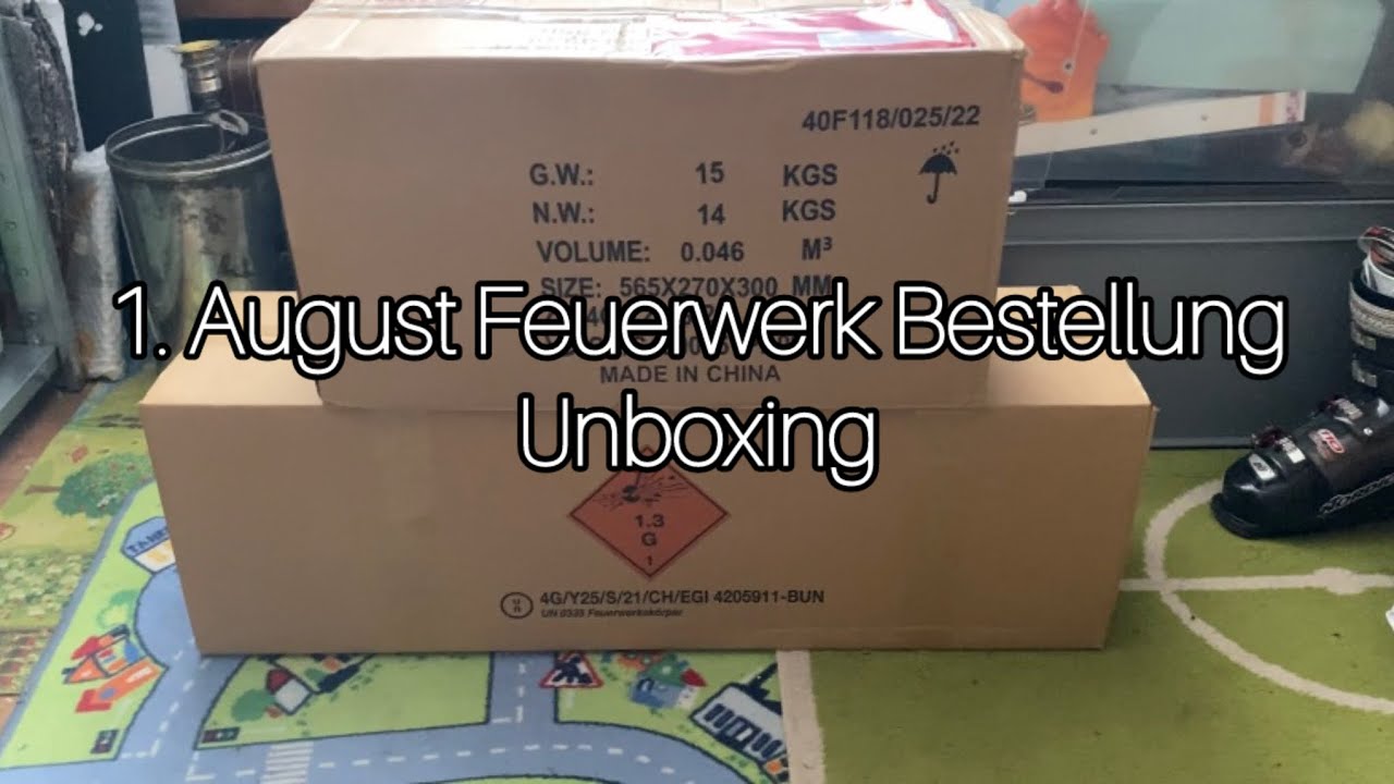 Meine 1. AUGUST FEUERWERK  Bestellung und UNBOXING | 380 CHF | 2025