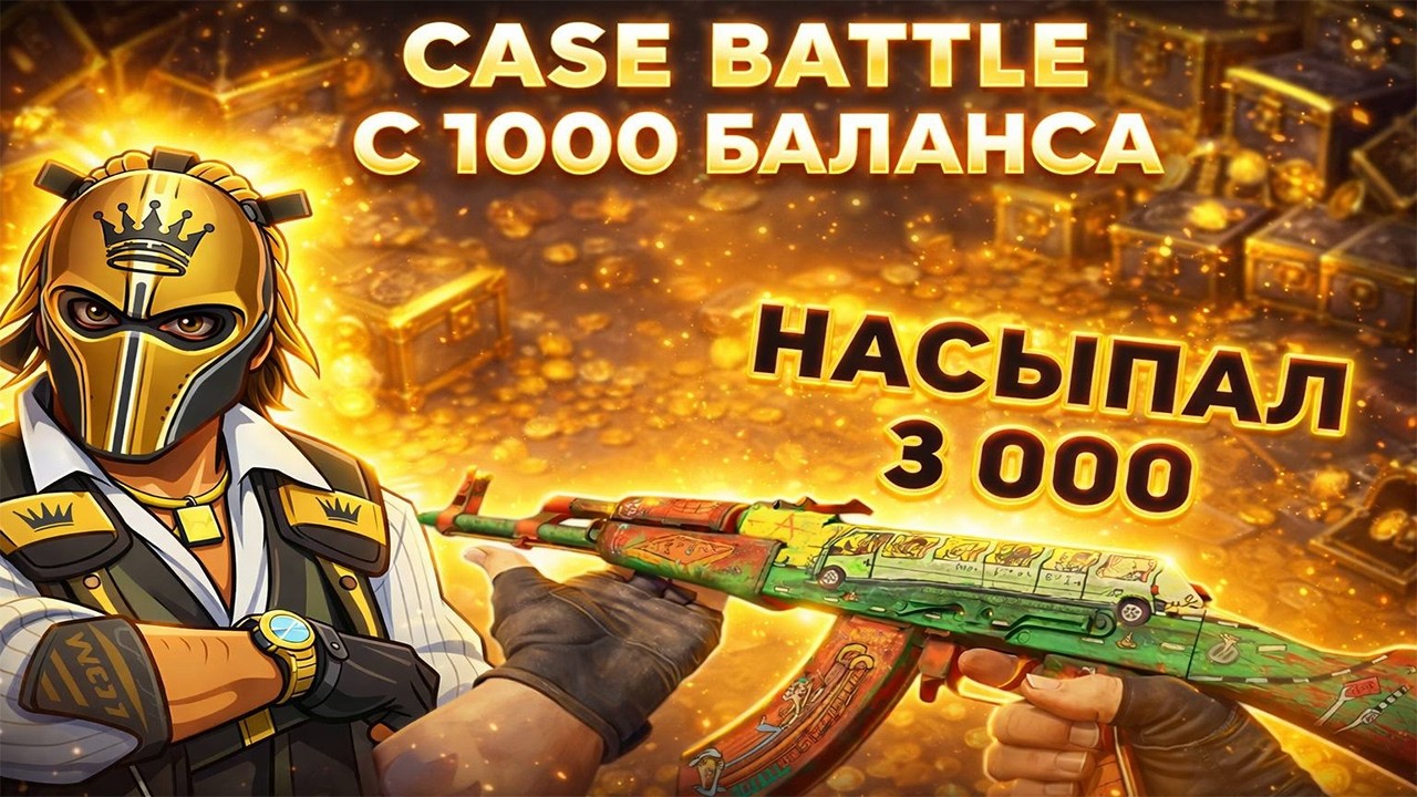 CASE BATTLE  С 1000 БАЛАНСА НА ВЫДАЧЕ? НАСЫПАЛ СКИНОВ НА 3000! СДЕЛАЛИ X3, АПГРЕЙДЫ, КОНТРАКТЫ