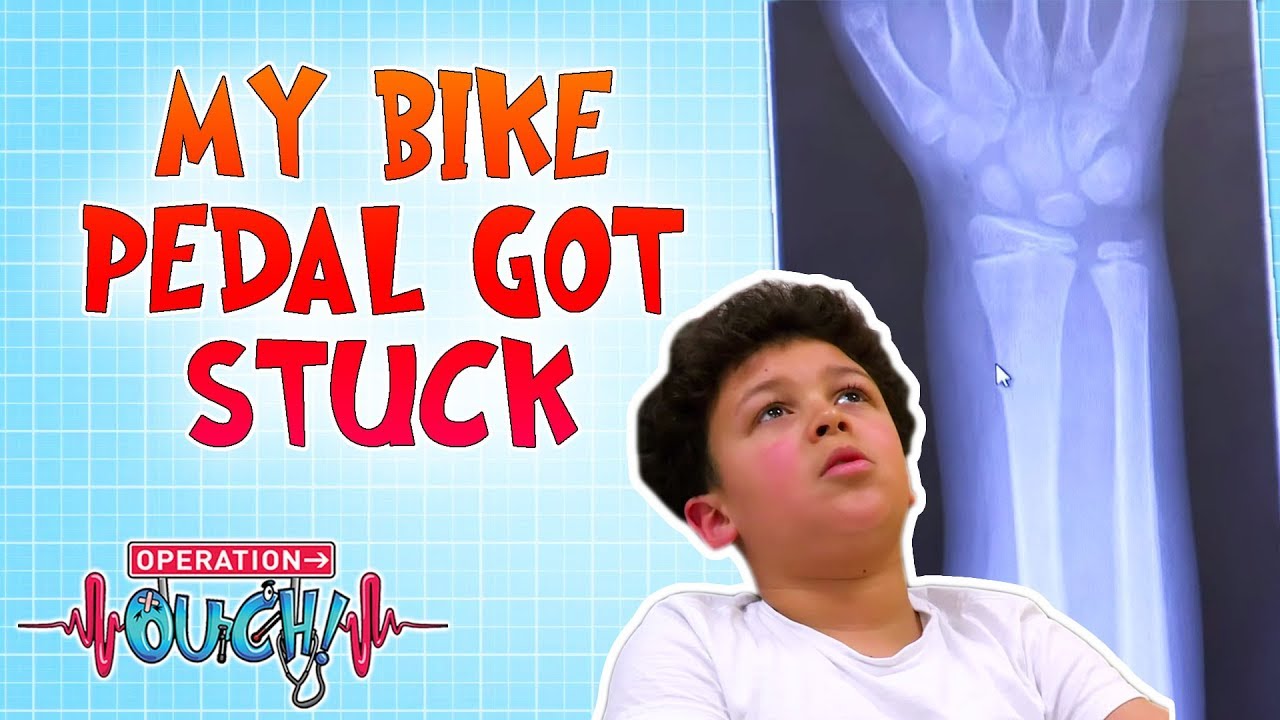 My Bike Pedal Got Stuck | Operation Ouch | Science for Kids