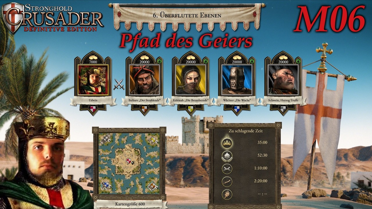 &Uuml;berflutete Ebene | Pfad des Geiers M06 | Stronghold Crusader - Definitive Edition