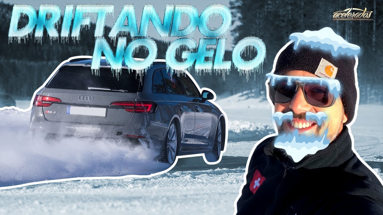 450 cv em um lago congelado! Cassio acelera o novo RS 4 Avant no Audi Ice Experience - AceleRolê #33