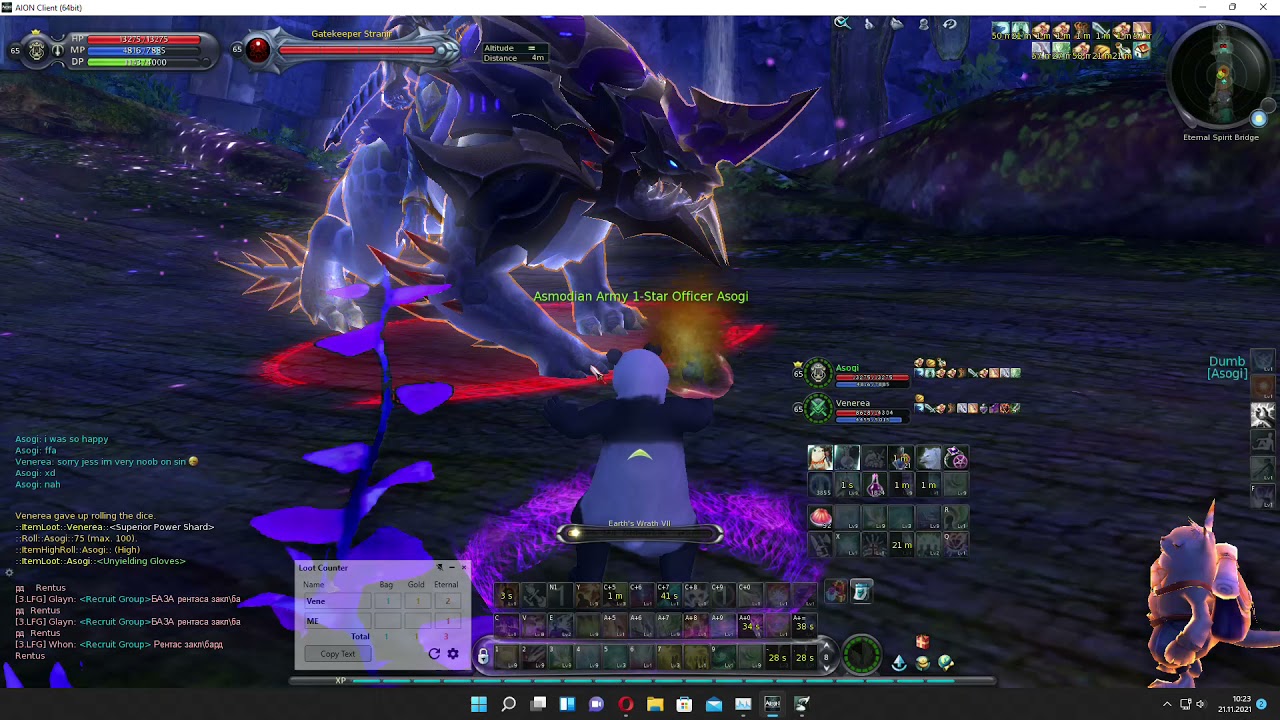 Aion 4.6 EuroAion - Sauro DUO - Cleric & Assassin - 28 mins full run !