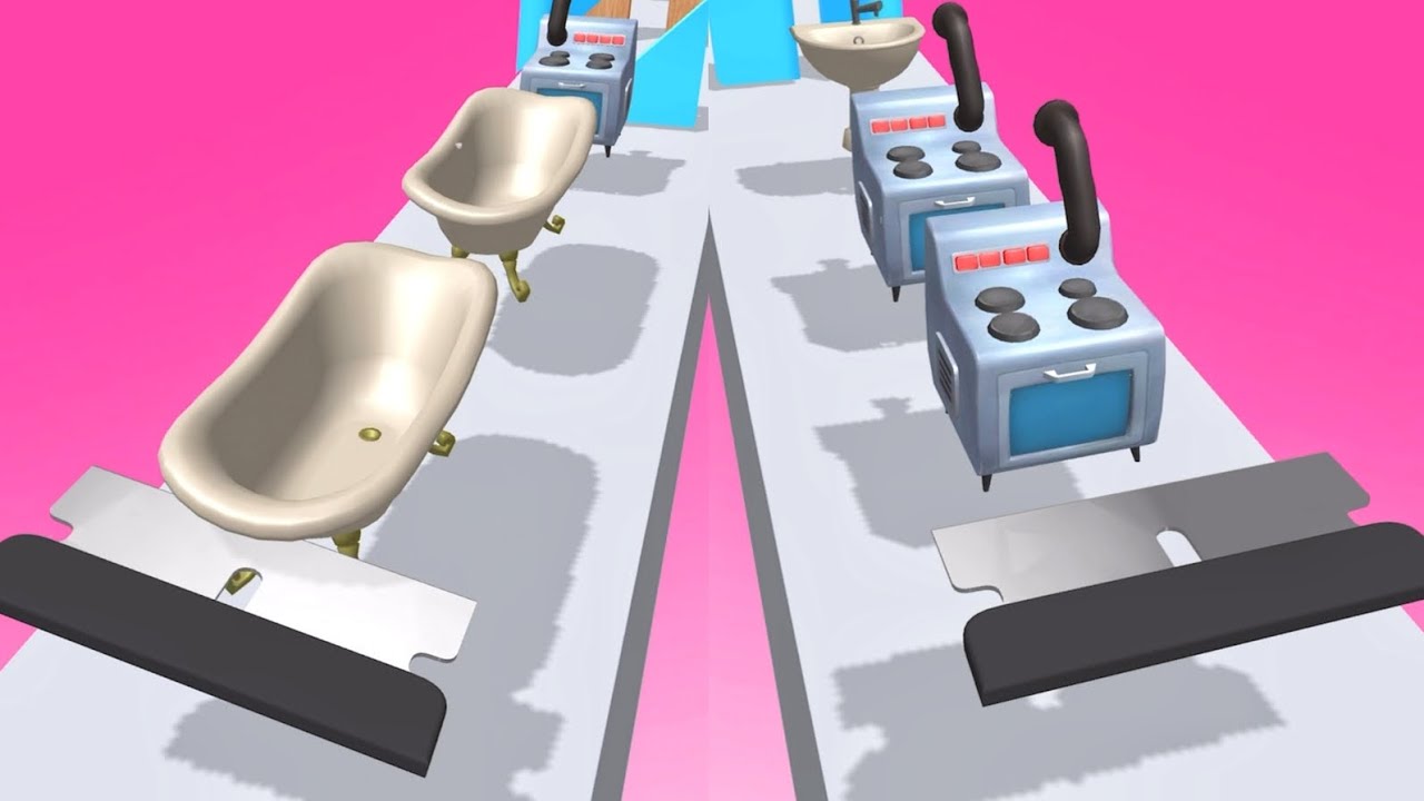 Slicer Runner Game! Satisfying and relaxing ASMR slicing video
